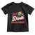 Funny Pickleball Christmas Toddler T Shirt Eat Dink And Be Merry TS12 Black Print Your Wear