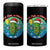 Funny Pickleball Christmas 4 in 1 Can Cooler Tumbler Eat Dink And Be Merry Gift For Players TS12 One Size: 16 oz Black Print Your Wear