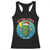 Funny Pickleball Christmas Racerback Tank Top Eat Dink And Be Merry Gift For Players TS12 Black Print Your Wear