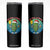 Funny Pickleball Christmas Skinny Tumbler Eat Dink And Be Merry Gift For Players TS12 Black Print Your Wear