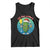 Funny Pickleball Christmas Tank Top Eat Dink And Be Merry Gift For Players TS12 Black Print Your Wear