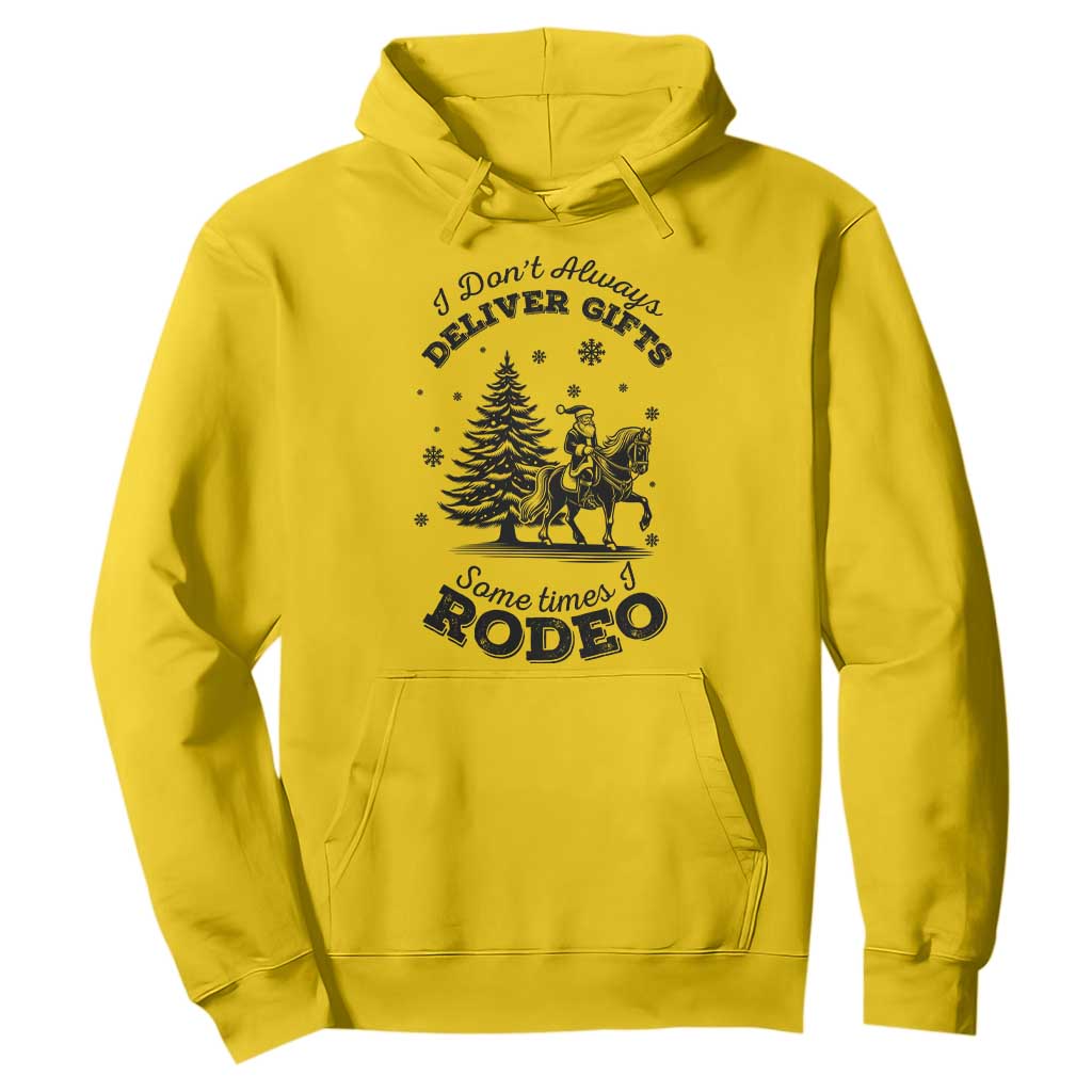 Funny Santa Cowboy Christmas Hoodie I Do Not Deliver Gifts I Rodeo TS12 Daisy Print Your Wear