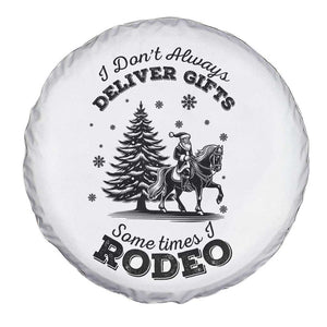 Funny Santa Cowboy Christmas Spare Tire Cover I Do Not Deliver Gifts I Rodeo TS12 Print Your Wear