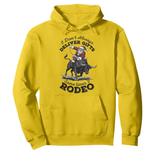 Funny Black Santa Cowboy Bull Rider Christmas Hoodie I Do Not Deliver Gifts I Rodeo TS12 Daisy Print Your Wear