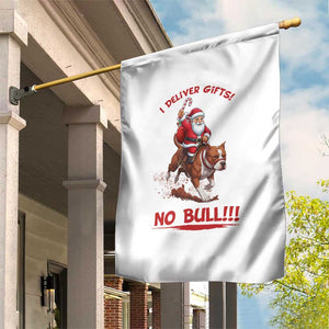 Funny Santa Pitbull Christmas Garden Flag I Deliver Gifts No Bull TS12 Print Your Wear