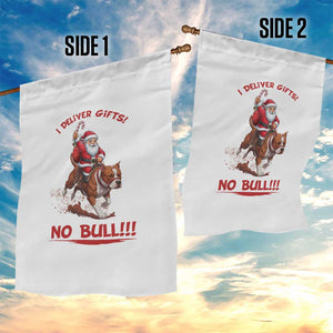 Funny Santa Pitbull Christmas Garden Flag I Deliver Gifts No Bull TS12 Print Your Wear