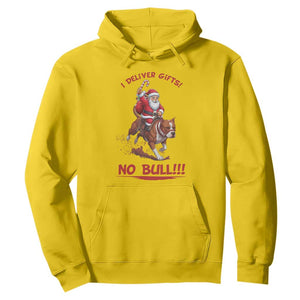 Funny Santa Pitbull Christmas Hoodie I Deliver Gifts No Bull TS12 Daisy Print Your Wear