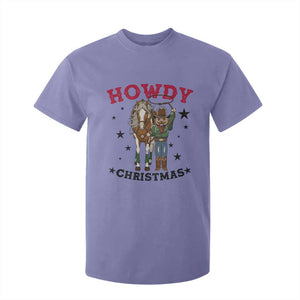 Funny Nutcracker Cowboy Howdy Christmas T Shirt For Kid Western Holiday Gift TS12 Violet Print Your Wear