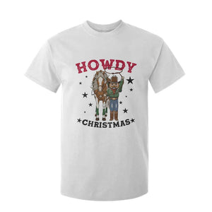 Funny Nutcracker Cowboy Howdy Christmas T Shirt For Kid Western Holiday Gift TS12 White Print Your Wear