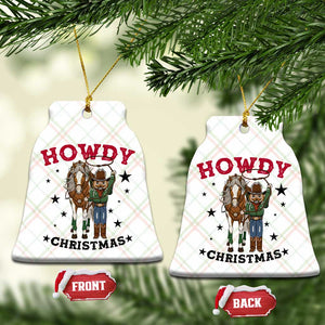 Funny Nutcracker Cowboy Howdy Christmas Ceramic Ornament Western Holiday Gift TS12 Print Your Wear