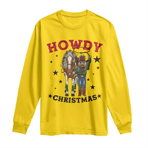 Funny Nutcracker Cowboy Howdy Christmas Long Sleeve Shirt Western Holiday Gift TS12 Daisy Print Your Wear