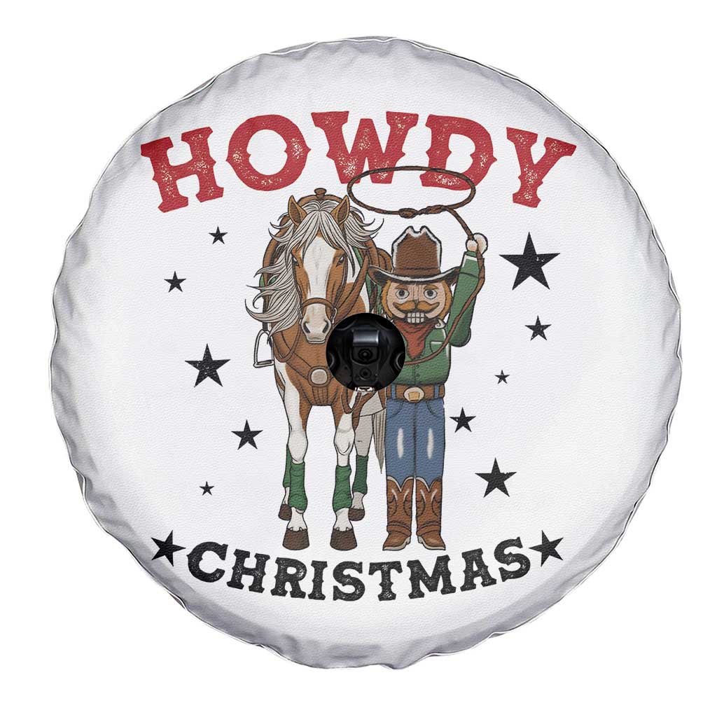 Funny Nutcracker Cowboy Howdy Christmas Spare Tire Cover Western Holiday Gift TS12 Print Your Wear
