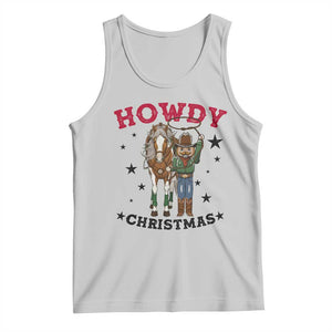 Funny Nutcracker Cowboy Howdy Christmas Tank Top Western Holiday Gift TS12 Ash Print Your Wear