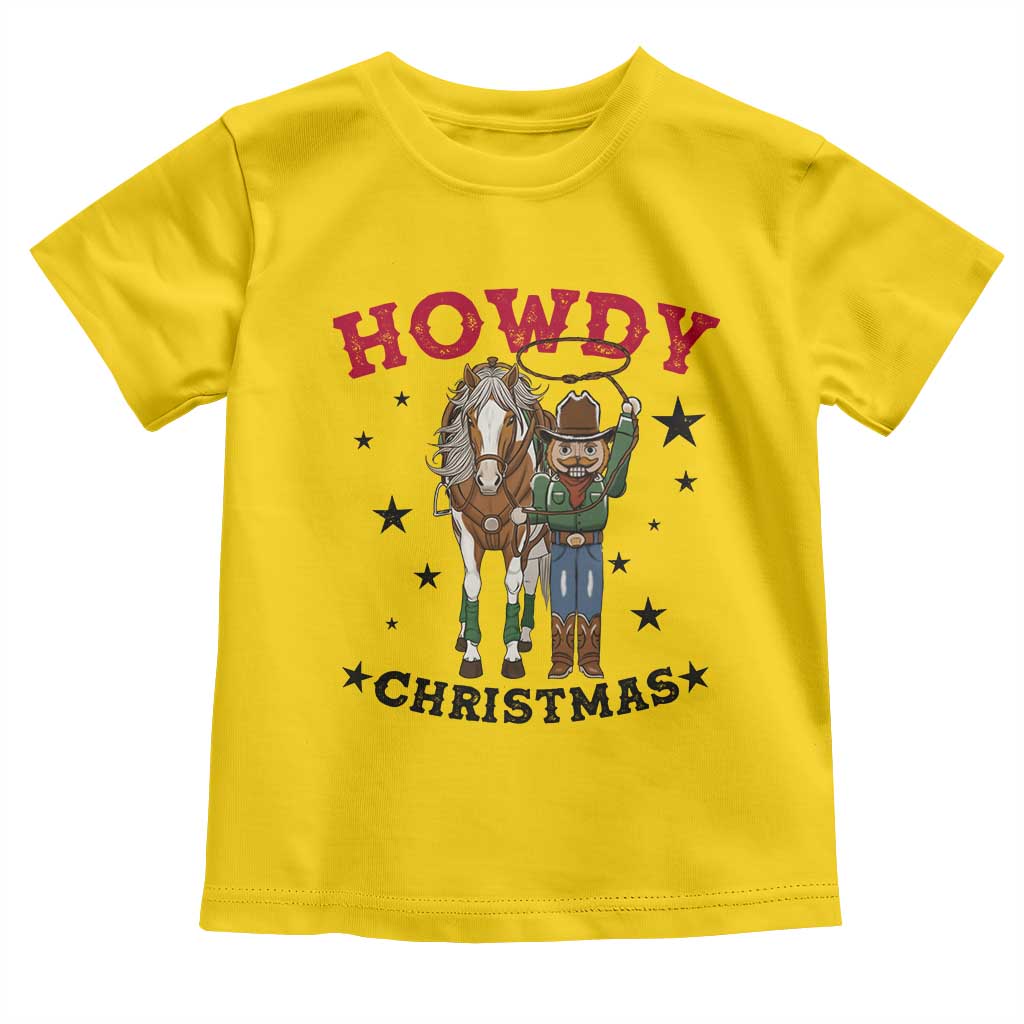 Funny Nutcracker Cowboy Howdy Christmas Toddler T Shirt Western Holiday Gift TS12 Daisy Print Your Wear