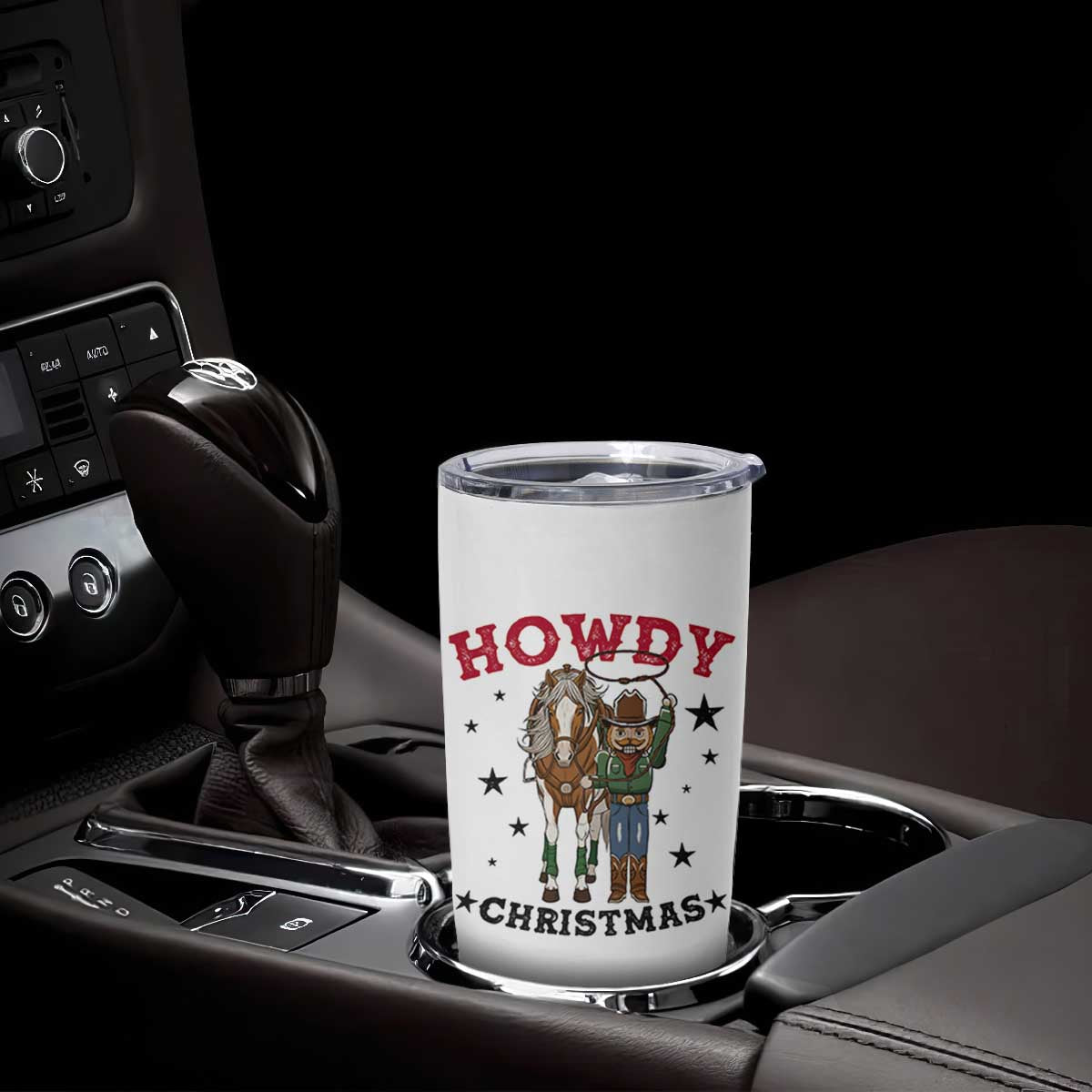 Funny Nutcracker Cowboy Howdy Christmas Tumbler Cup Western Holiday Gift TS12 Print Your Wear
