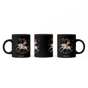 Funny Nutcracker Bull Riding Rodeo Christmas Coffee Mug Western Holiday Gift TS12 Print Your Wear