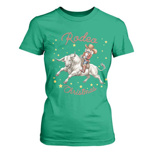 Funny Nutcracker Bull Riding Rodeo Christmas T Shirt For Women Western Holiday Gift TS12 Irish Green Print Your Wear
