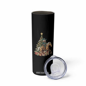 Funny Nutcracker Riding Horse Skinny Tumbler Western Life Christmas Gift TS12 Print Your Wear