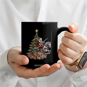 Outlaw Cowboy On Skeleton Horse Coffee Mug Dark Western Christmas TS12 Print Your Wear