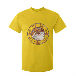 Yee Haw It Is Christmas T Shirt For Kid Funny Black Santa Cowboy TS12 Daisy Print Your Wear