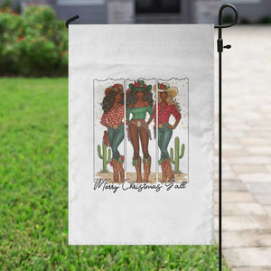 Merry Christmas Y'all Garden Flag Funny Western Holiday Gift For Cowgirl TS12 Print Your Wear