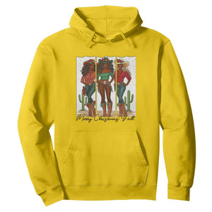 Merry Christmas Y'all Hoodie Funny Western Holiday Gift For Cowgirl TS12 Daisy Print Your Wear