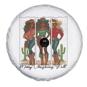 Merry Christmas Y'all Spare Tire Cover Funny Western Holiday Gift For Cowgirl TS12 Print Your Wear