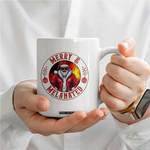 Black Santa Merry And Melanated Coffee Mug Christmas Holiday Gift TS12 Print Your Wear