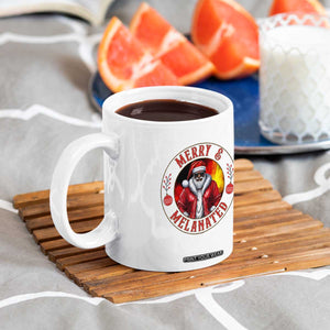 Black Santa Merry And Melanated Coffee Mug Christmas Holiday Gift TS12 Print Your Wear