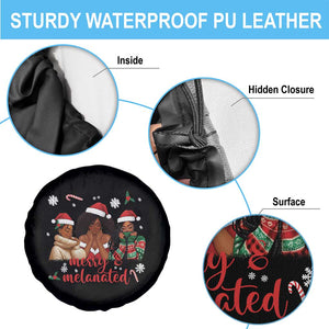Melanin Christmas Spare Tire Cover Merry And Melanated Holiday Gift For Girl TS12 Print Your Wear