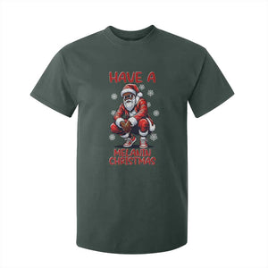 Have A Melanin Christmas T Shirt For Kid Black Pride Xmas Gift TS12 Dark Forest Green Print Your Wear