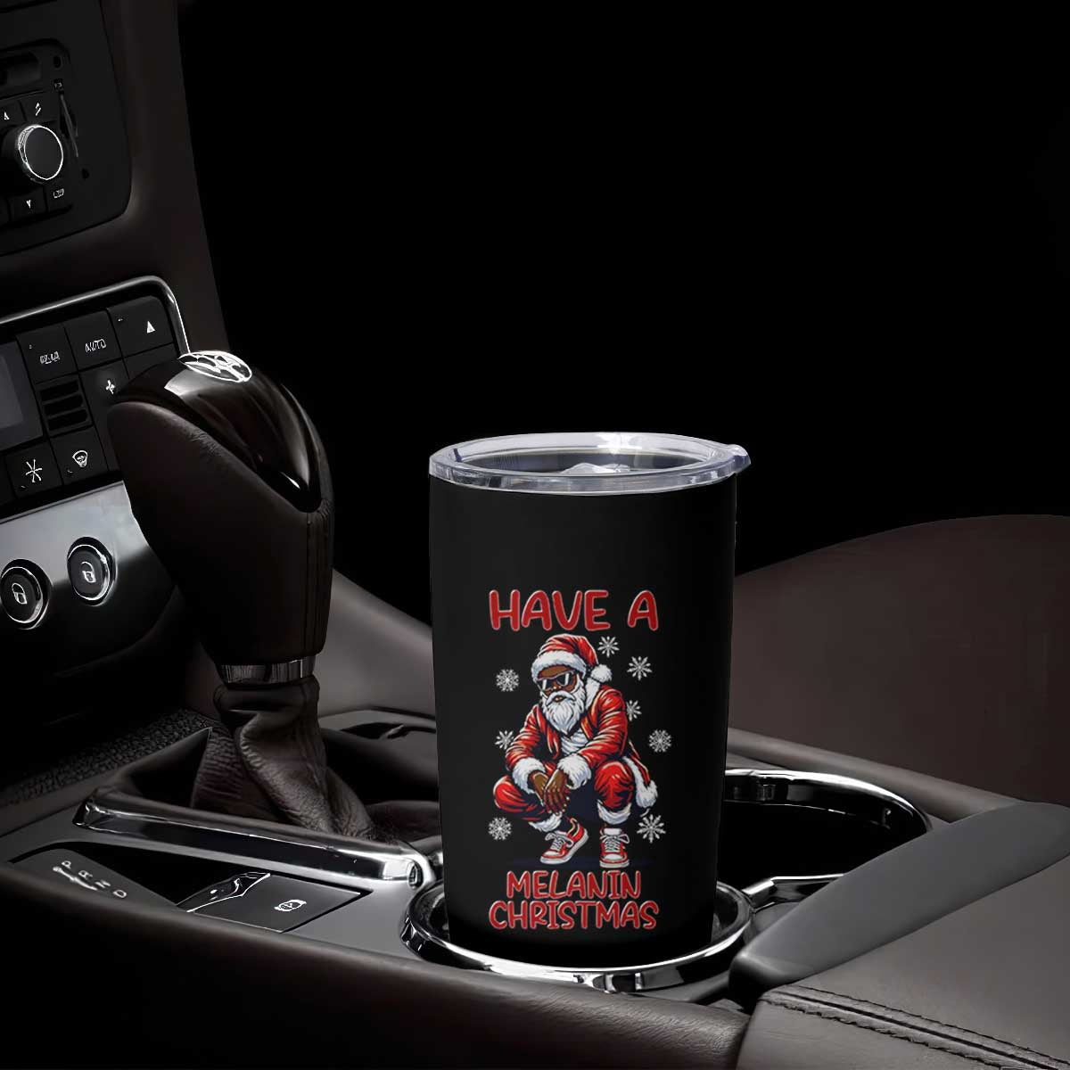Have A Melanin Christmas Tumbler Cup Black Pride Xmas Gift TS12 Print Your Wear
