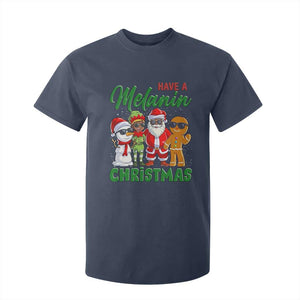 Have A Melanin Christmas T Shirt For Kid Black Family African American Xmas Gift TS12 Navy Print Your Wear