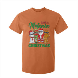 Have A Melanin Christmas T Shirt For Kid Black Family African American Xmas Gift TS12 Orange Print Your Wear
