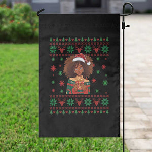 Black Queen Christmas Garden Flag African American Girl Black Pride TS12 Print Your Wear