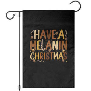 Funny Black Pride Have A Melanin Christmas Garden Flag Culture Gift TS12 Black Print Your Wear