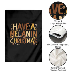 Funny Black Pride Have A Melanin Christmas Garden Flag Culture Gift TS12 Print Your Wear