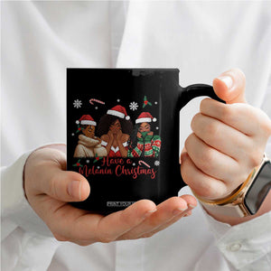 Have A Melanin Christmas Coffee Mug Black Girl Xmas Gift TS12 Print Your Wear