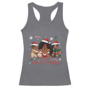 Have A Melanin Christmas Racerback Tank Top Black Girl Xmas Gift TS12 Charcoal Print Your Wear