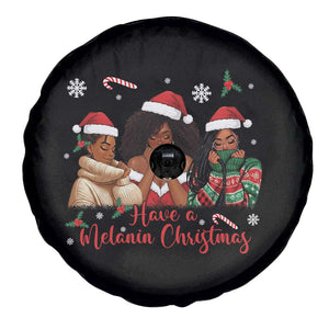 Have A Melanin Christmas Spare Tire Cover Black Girl Xmas Gift TS12 Print Your Wear