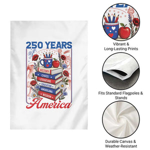 250 Years Of America American Teacher Graphic Garden Flag Patriotic Educator Gift TS12 Print Your Wear