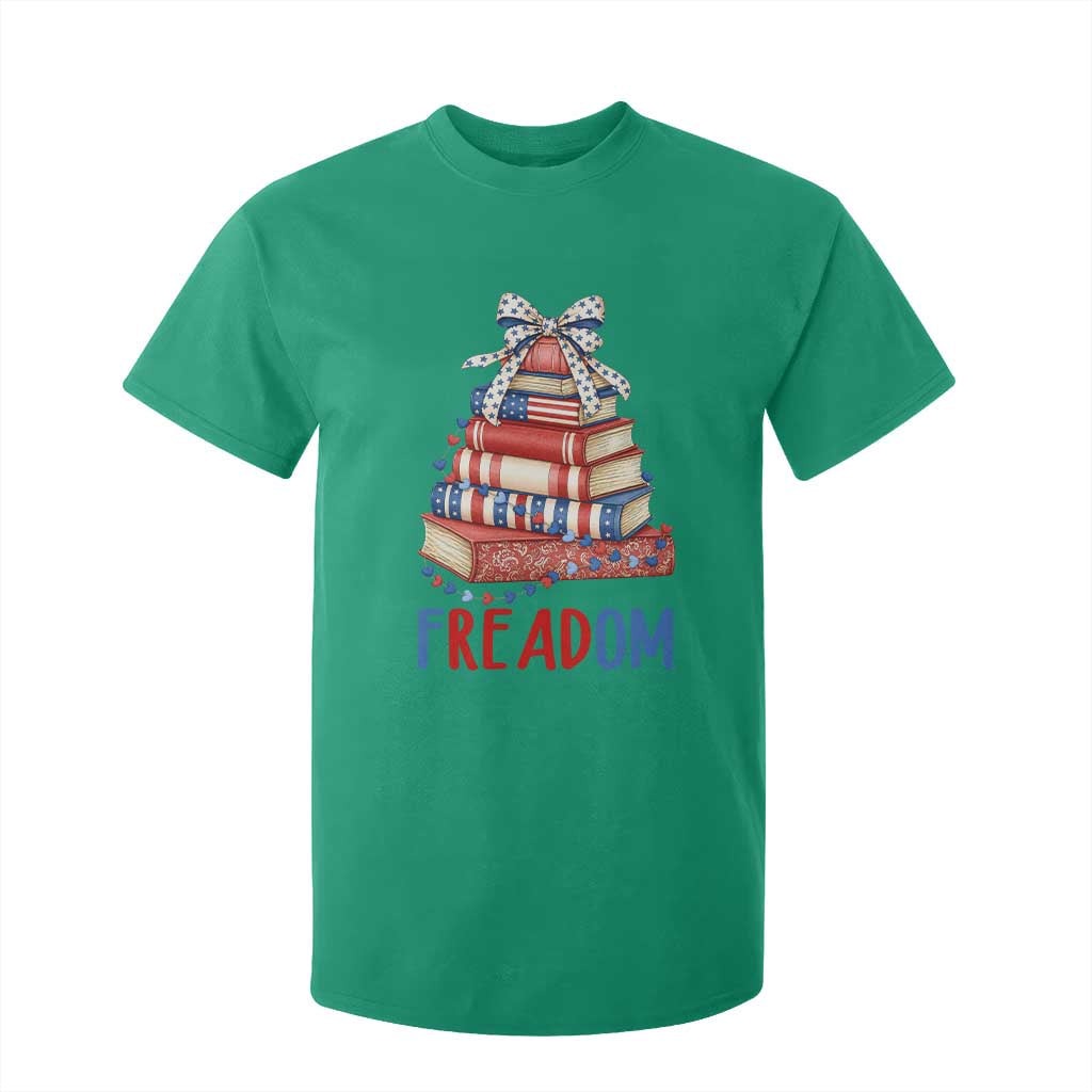 Funny Patriotic Book Lover Gift T Shirt For Kid Freadom TS12 Irish Green Print Your Wear