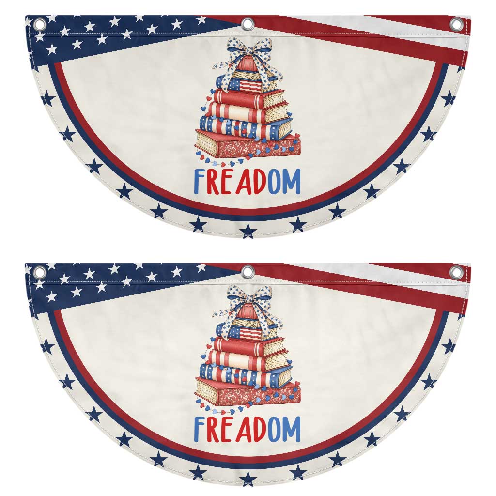 Funny Book Lover Gift Patriotic Fan Flag Freadom