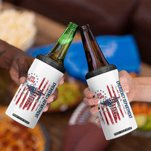 Patriotic ED Nurse Gift 4 in 1 Can Cooler Tumbler 250 Years Of Emergency Department TS12 Print Your Wear