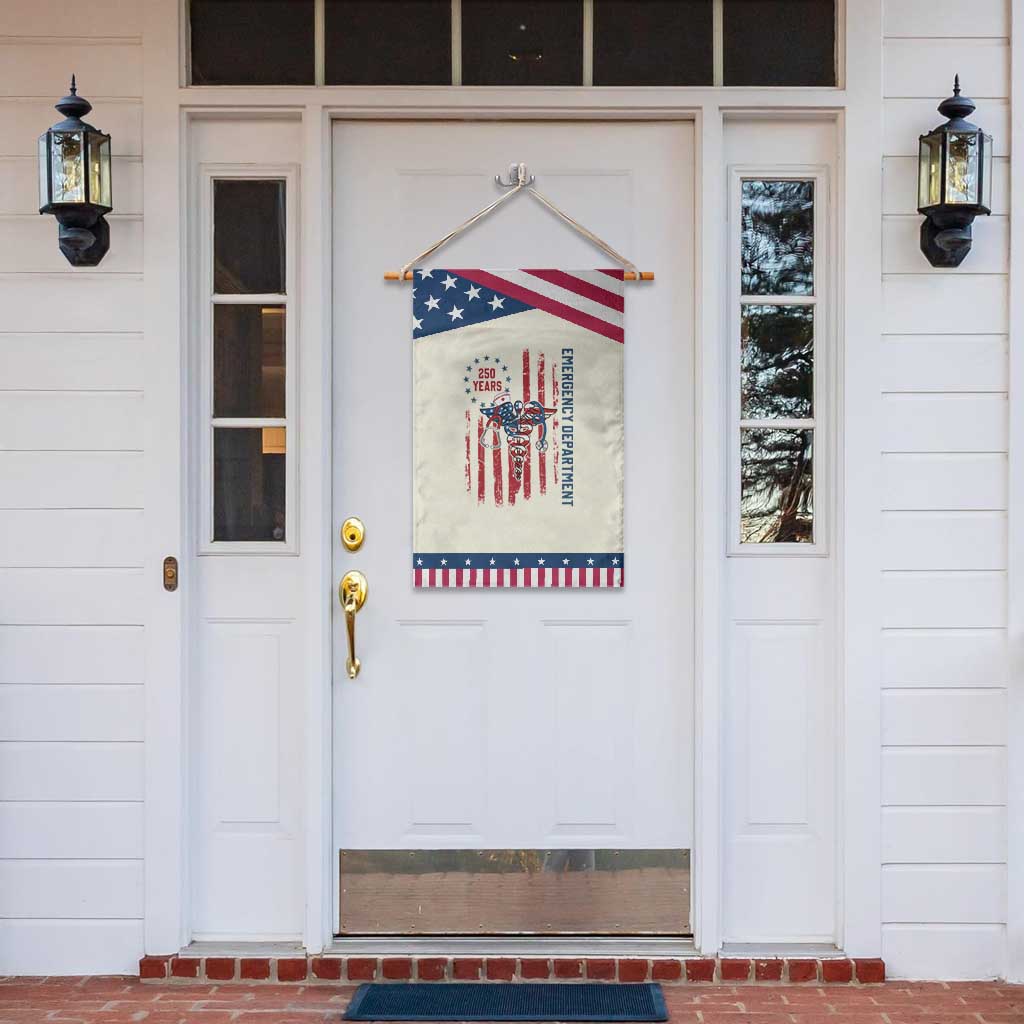 ED Nurse Gift Patriotic Garden Flag 250 Years Of Emergency Department TS12 Print Your Wear