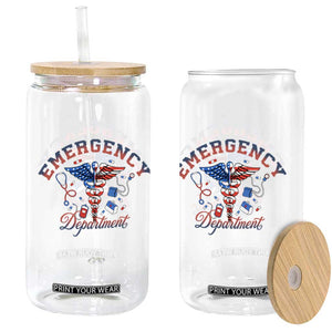 Patriotic Emergency Department Glass Can USA 250th Anniversary Medical Gift TS12 Print Your Wear