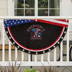 Emergency Department Patriotic Fan Flag USA 250th Anniversary Medical Gift