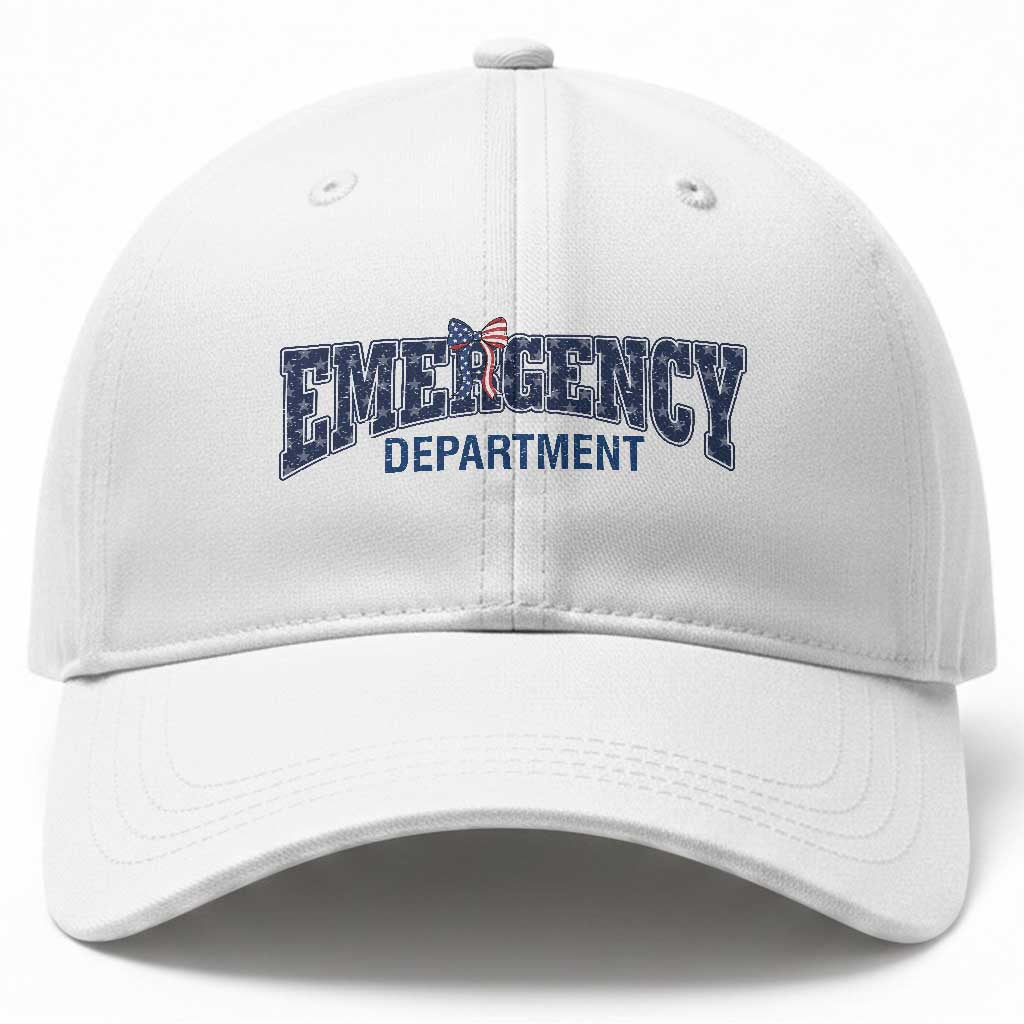 Patriotic ER Nurse Gift Baseball Cap America 250th Anniversary TS12 Print Your Wear