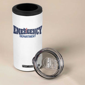 Patriotic ER Nurse Gift 4 in 1 Can Cooler Tumbler America 250th Anniversary TS12 Print Your Wear