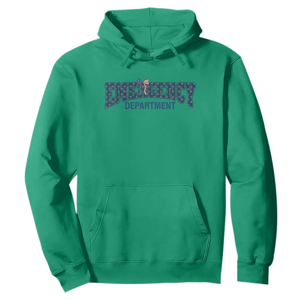 Patriotic ER Nurse Gift Hoodie America 250th Anniversary TS12 Irish Green Print Your Wear